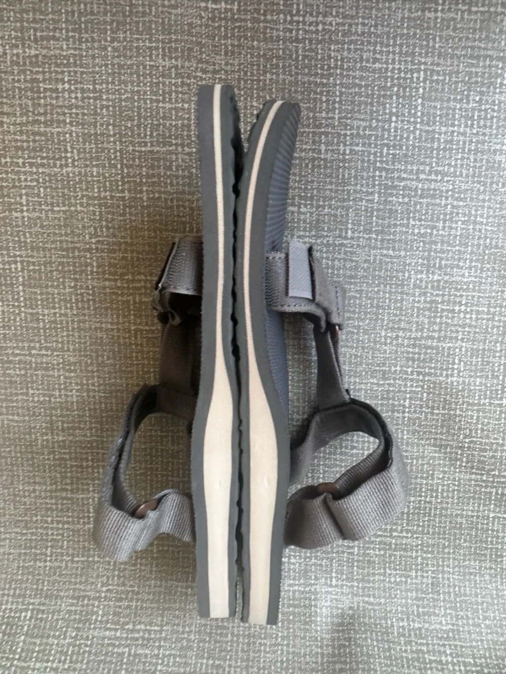 Teva Men’s Gray Adjustable Strap Sport Sandals Size 12